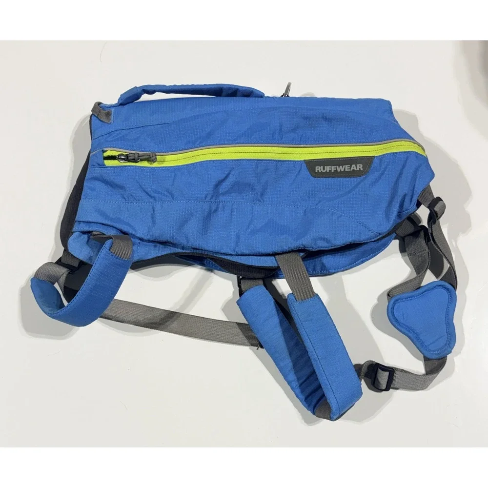 RUFFWEAR Singletrak - Blue Dog Pack Hydration Vest Harness - Size L/XL
